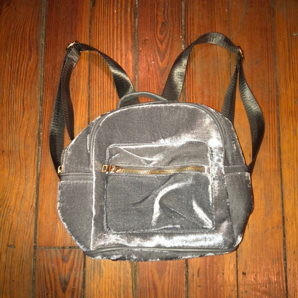 Handbags - SILVER MINI BACKPACK!!!